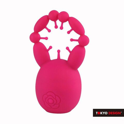 Мини-вибратор с усиками Maro Kawaii 4 (Цвет: ярко-розовый)