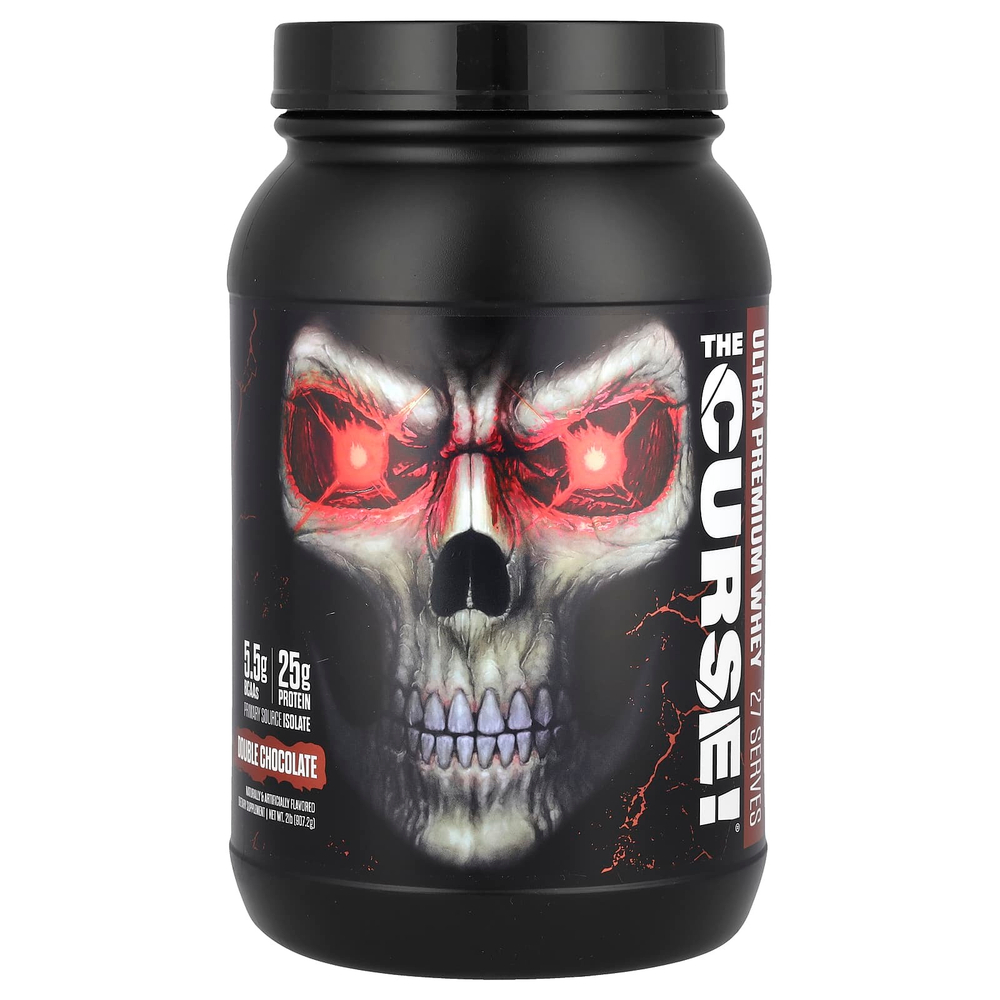 JNX Sports, The Curse! ® Ultra Premium Whey, двойной шоколад, 907,2 г (2 фунта)
