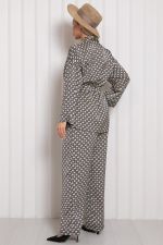 Костюм брючный Армани  (черно-бежевый) К11-84/6 Nikol