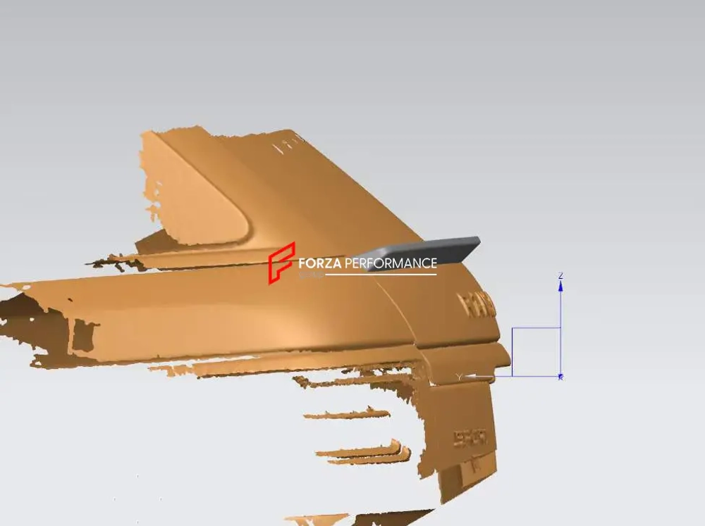 Карбоновый задний спойлер для LAND ROVER RANGE ROVER SPORT L494 РЕСТАЙЛИНГ 2017 - 2022 Лэнд Ровер Спорт