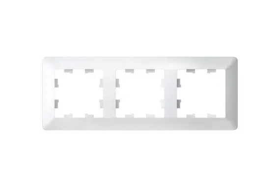 Рамка Systeme Electric ATLASDESIGN AIR 3 постовая белая 40595
