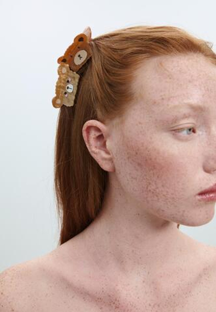 STRADIVARIUS Набор из 2 заколок для волос в форме, медведя
