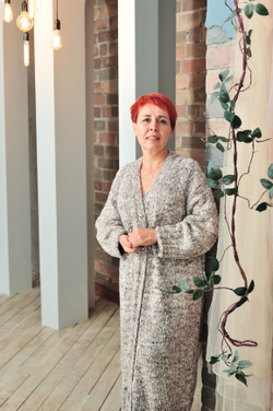 МК Обнимательный кардиган, пряжа DELIZIA от O’YARN