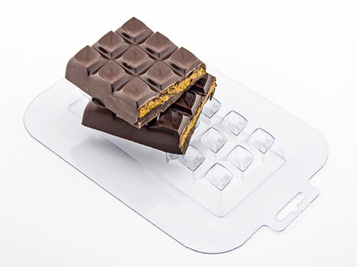 Пластиковая форма для шоколада "Плитка Дубайская Мечта"