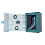 Синий вакуум-волновой вибростимулятор клитора 12см Satisfyer Vulva Lover 1