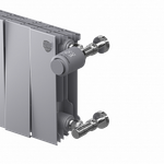 Набор термостатический для радиатора угловой ROYAL THERMO Design Pro 15 мм М30х1,5 Хром