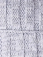 Шапка детская зимняя вязаная с помпоном и снуд