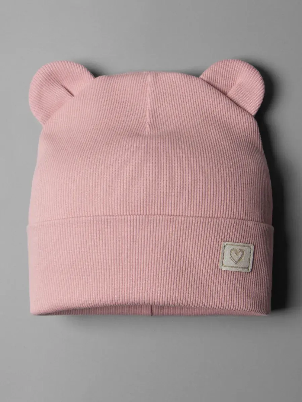 Шапка детская на осень с ушками