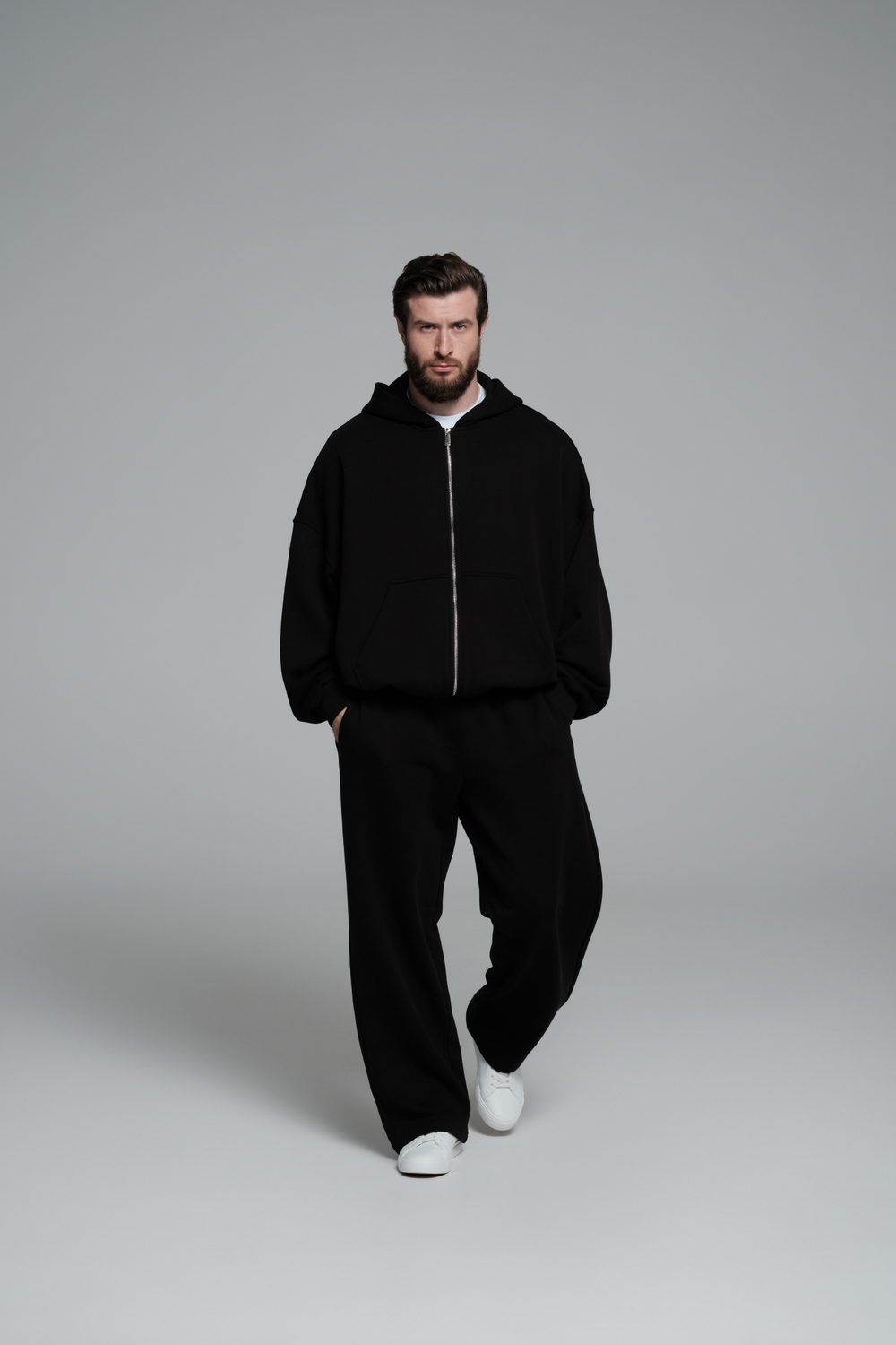 Джоггеры широкие | black