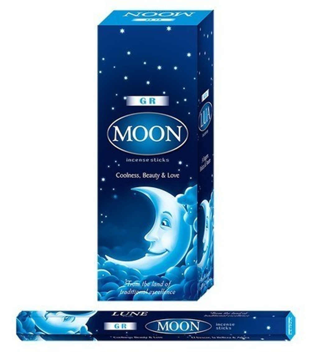 GR Moon шестигранник Благовоние Луна