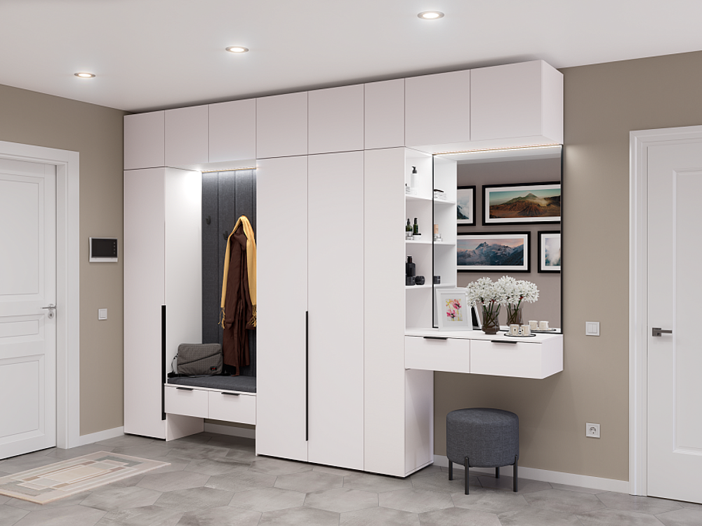 Римини Шкаф стеллаж бокой Правый