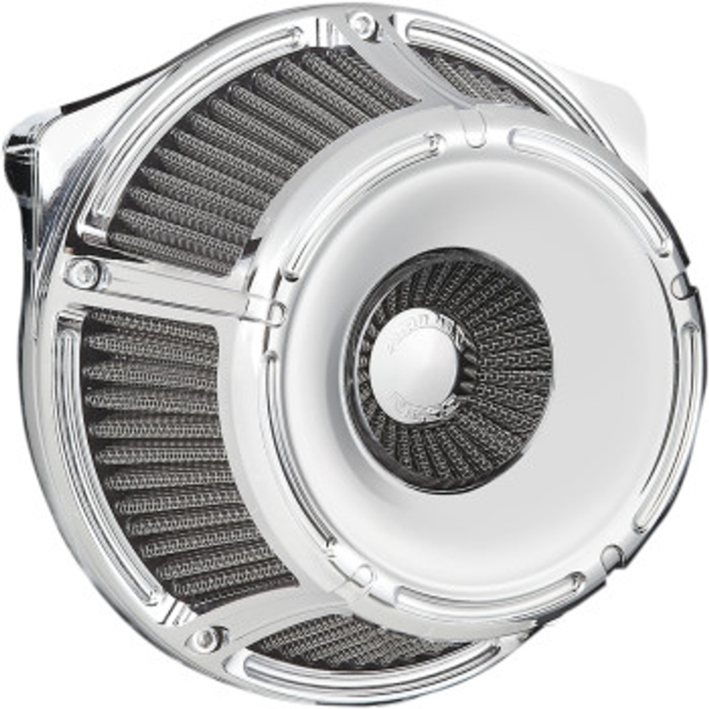 Inverted Series Air Cleaner Kit - Slot Track - Chrome