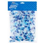 Конфетти тишью Круг, Голубой микс, 1 см, 50 г.