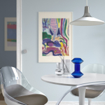 Ваза IKEA KRYPOXBAR (КРИПОКСБЭР), Синий, 24 см