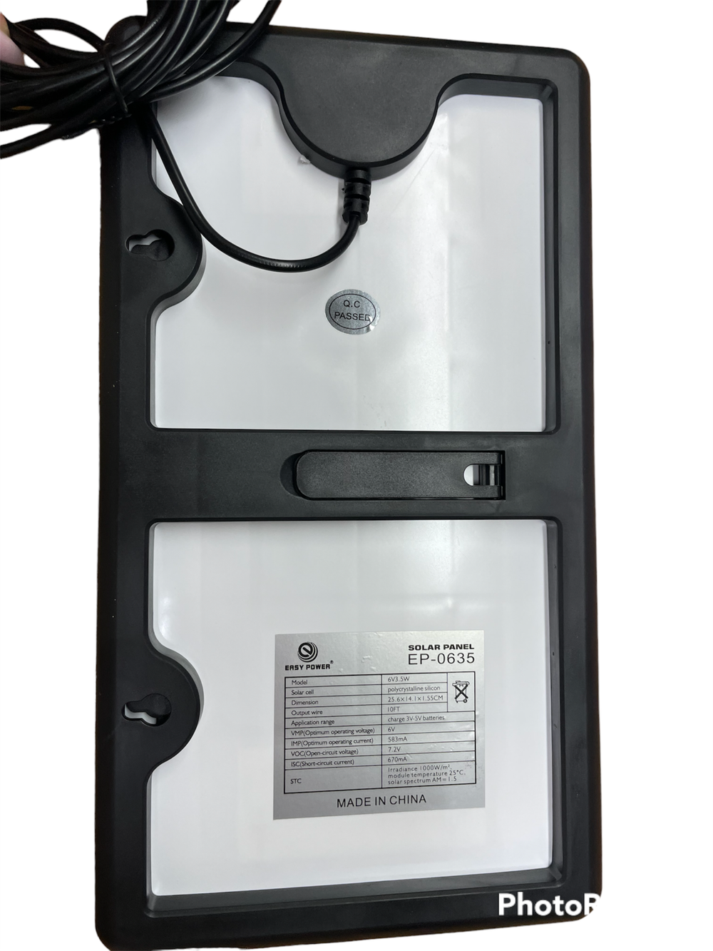 Солнечная панель EP-0635 6V 3.5 W