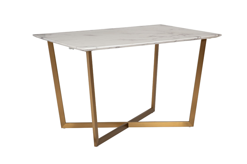 Стол обеденный Garda Decor Pearl White 33FS-DT19F335-BBS