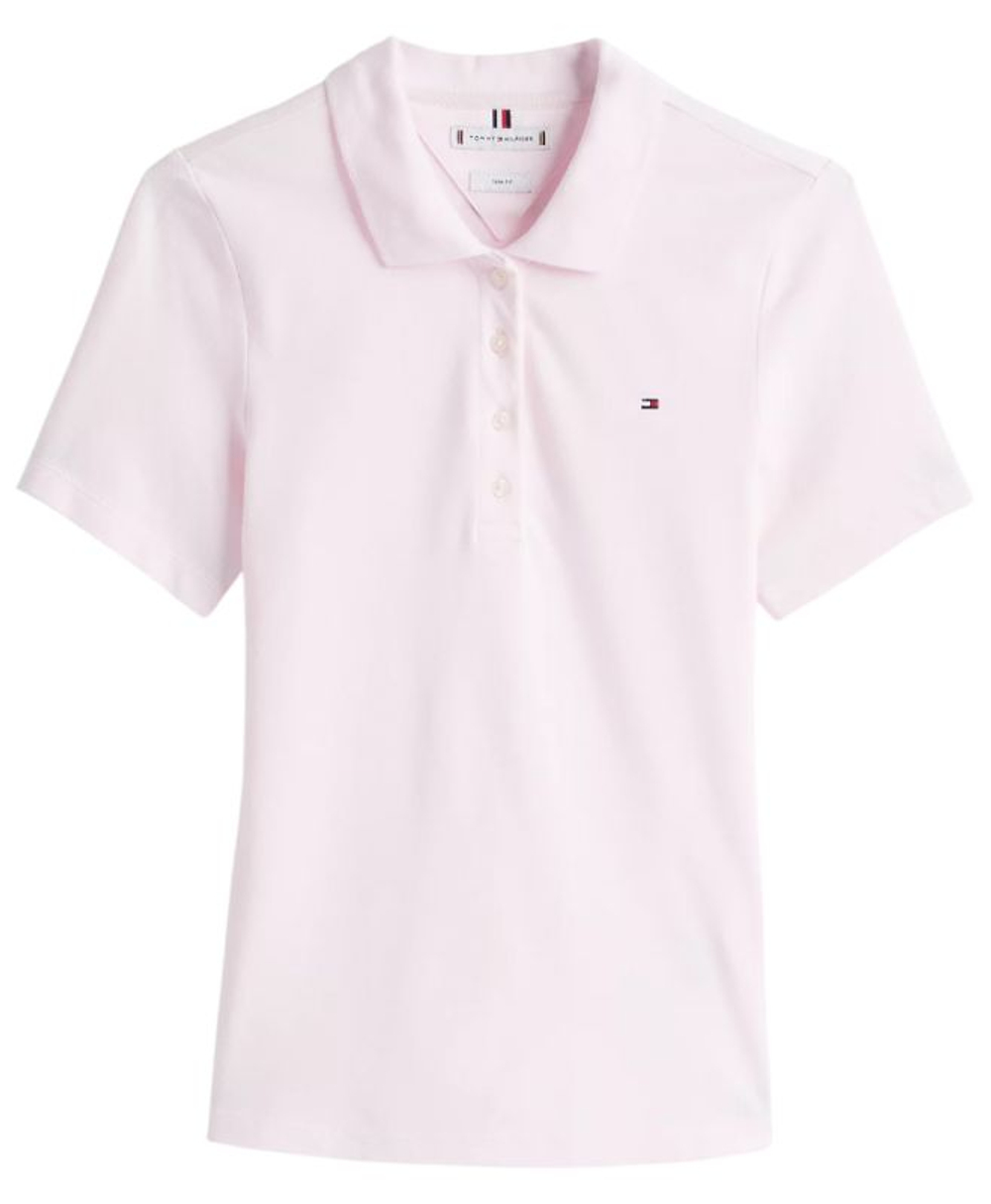 Женское поло Tommy Hilfiger 1985 Slim Pique Short Sleeves