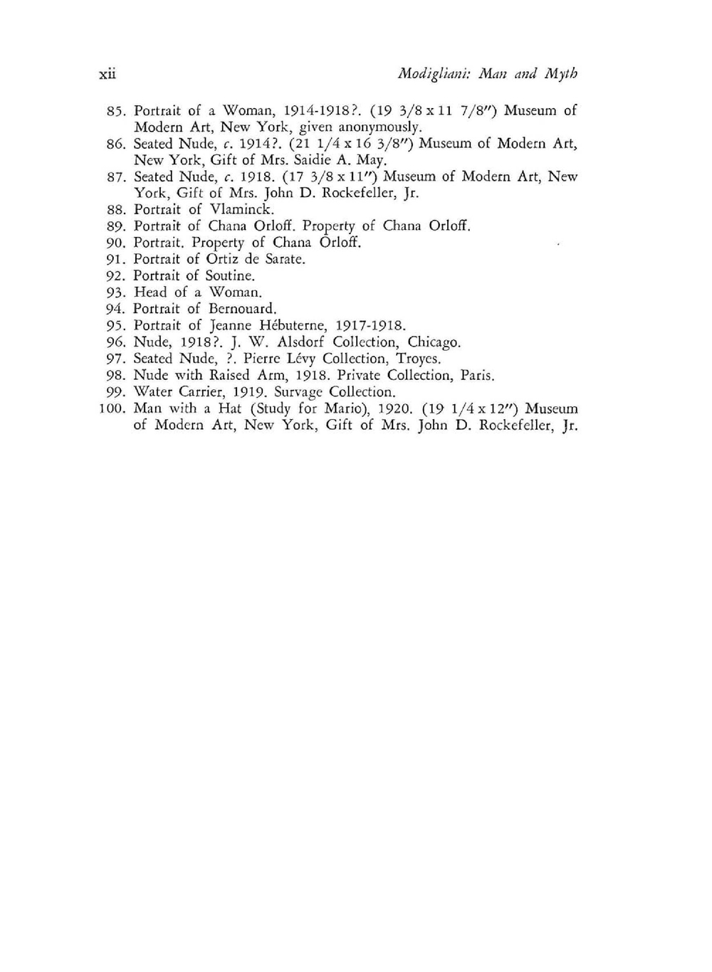 Modigliani. man and myth | Jeanne Modigliani