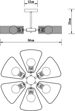Потолочная люстра Arte Lamp
