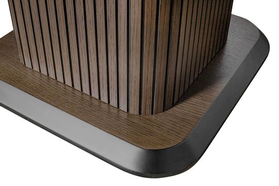 Квадратный обеденный стол DRAGON, шпон дуб патина