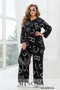 Костюм 244-черный Minova