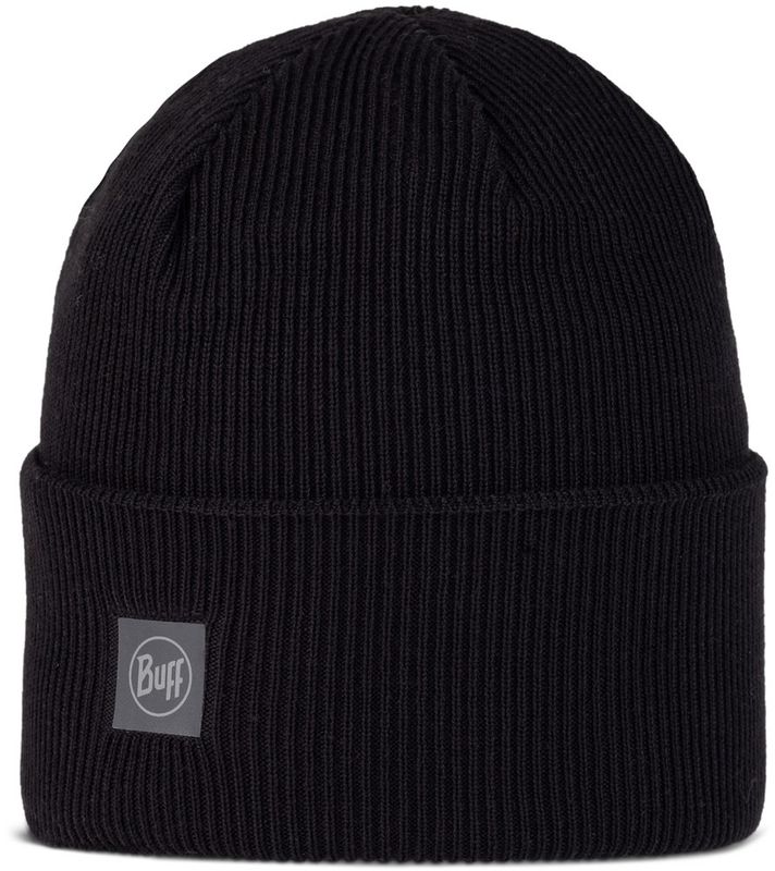 Шапка Buff Crossknit Hat Solid Black Фото 1