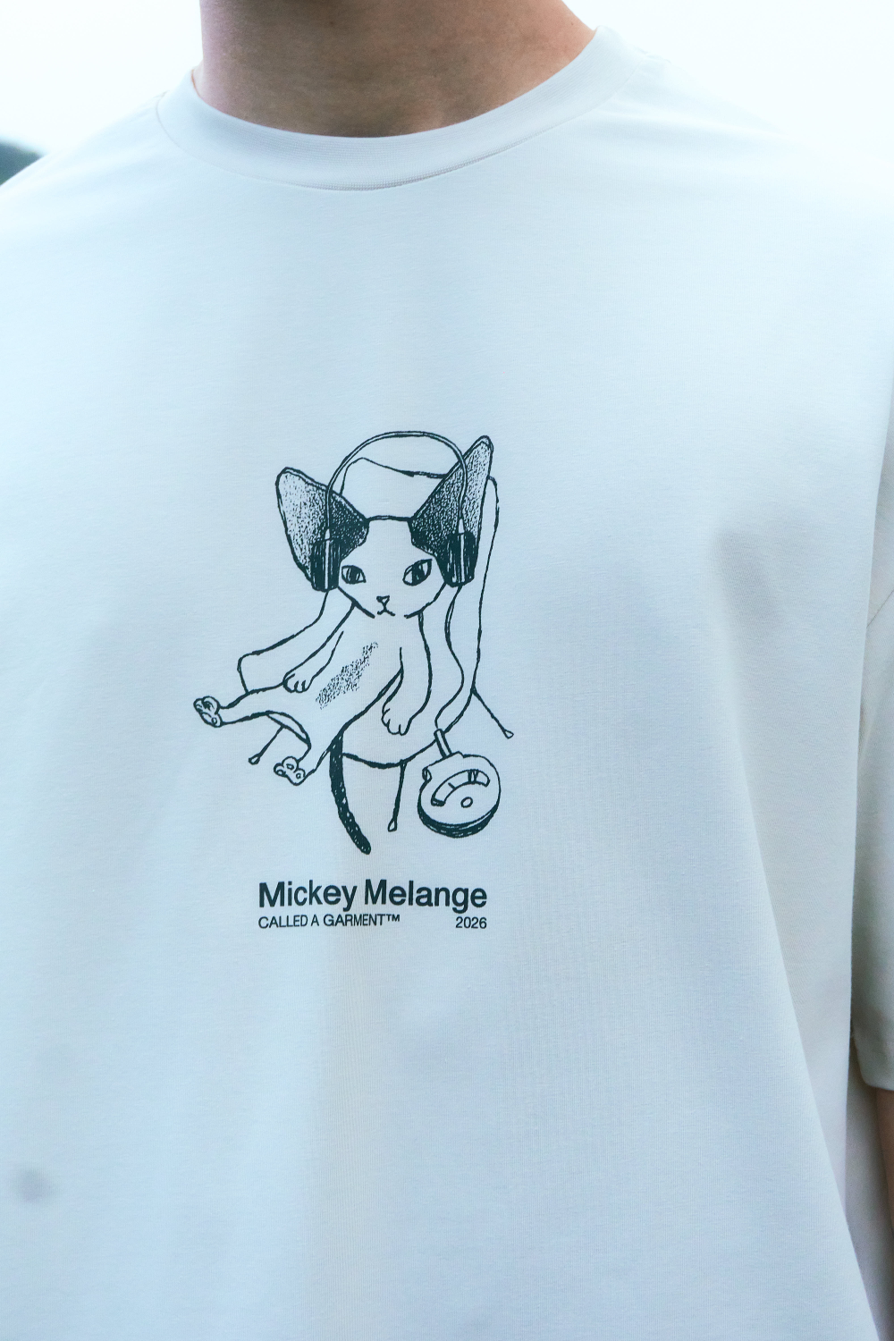 Футболка Called a Garment Mickey T-Shirt "Beige"