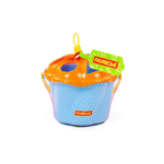 93486/Игрушка развивающая "Ведро Сюрприз" (6 элементов) (голубой) (в сеточке)175х157х140мм/5