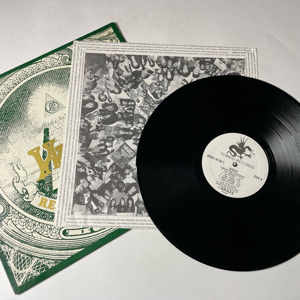Винтажная виниловая пластинка LP Hades Resisting Success (USA 1987)