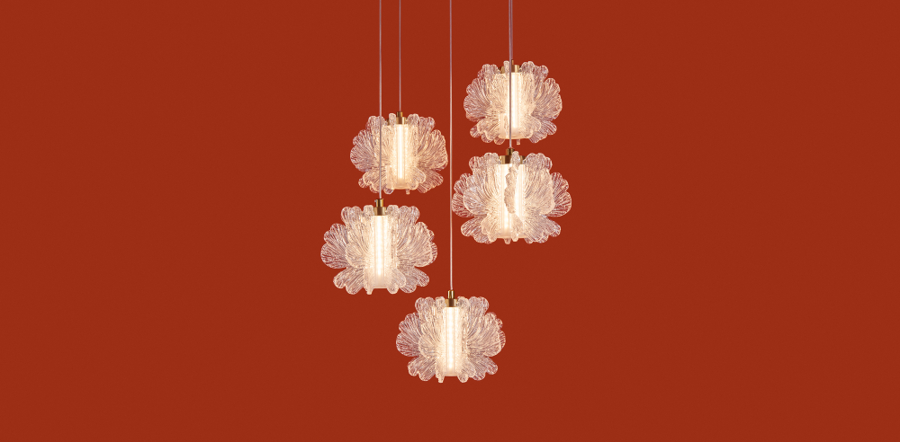 Подвесной светодиодный светильник Freya Flower FR5579PL-L40BS