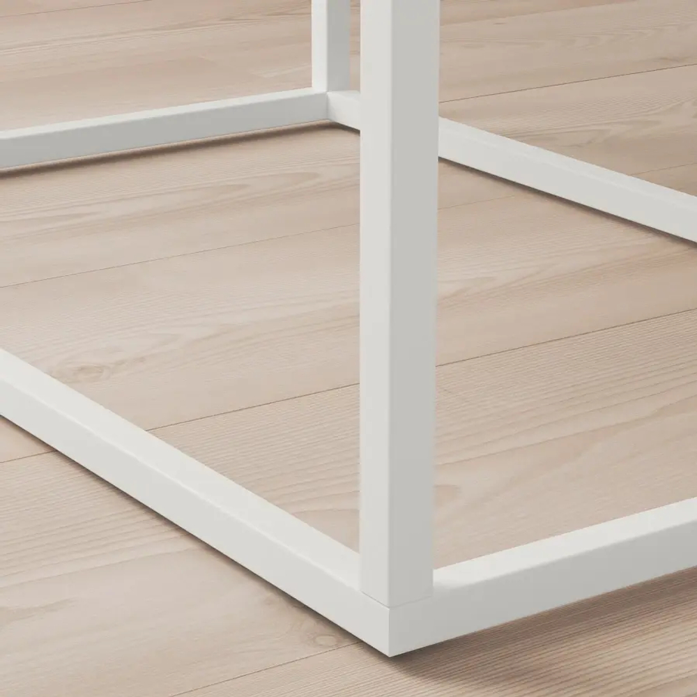 Тумбочка прикроватная - IKEA VIKHAMMER/ВИКХАММЕР ИКЕА, 65х39х60, белый