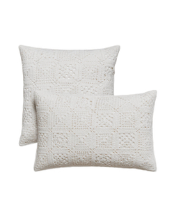Zara Home наволочка декоративная из хлопка, белый