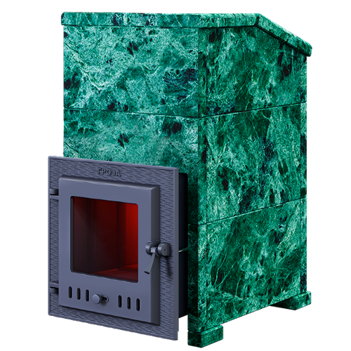Чугунная печь для бани Комплект Гроза 24 (М) Президент 930/40 Змеевик