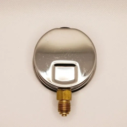 Манометр гидравлический на 25 бар (350 psi), 63 мм, G 1/4" радиальный, виброустойчивый - глицериновый