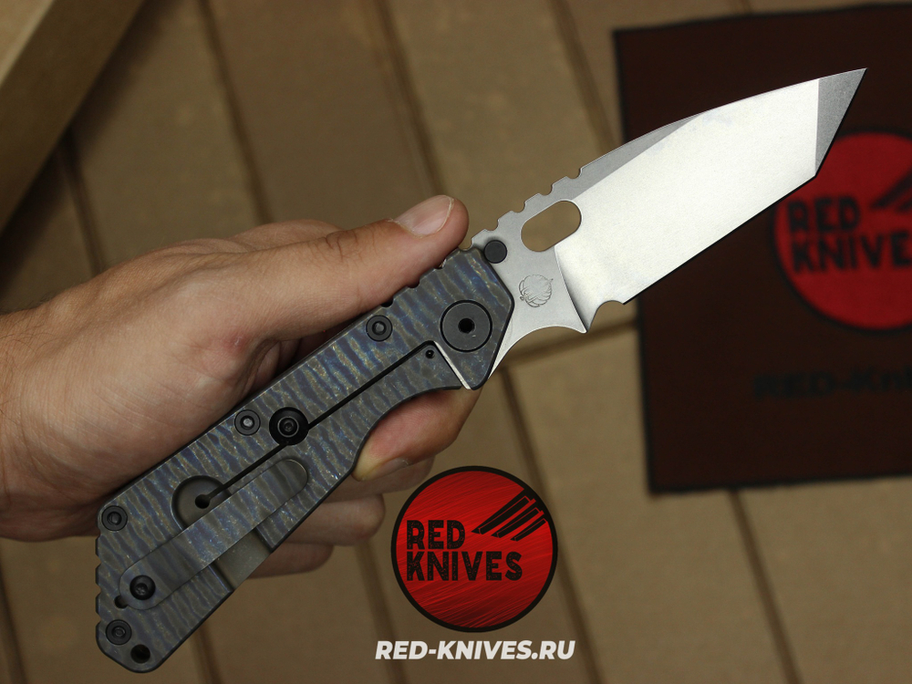 Нож Strider SMF Perfomace Tanto Flamed - рукоять титан RK/Н5