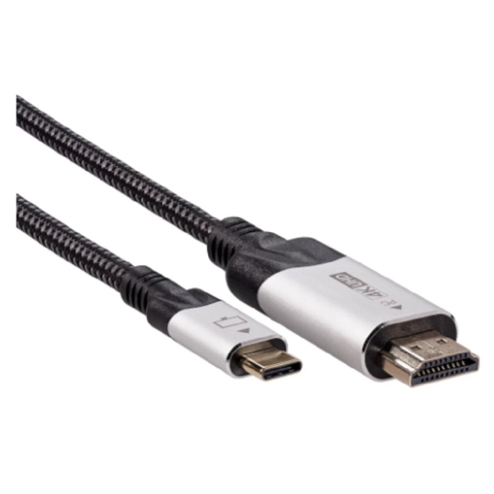Кабели и переходники USB VCOM CU423VA-1.8 Кабель-адаптер HDMI A(m) --&gt;USB 3.1 Type-Cm 4K@60Hz, 1.8m [4895182218451]
