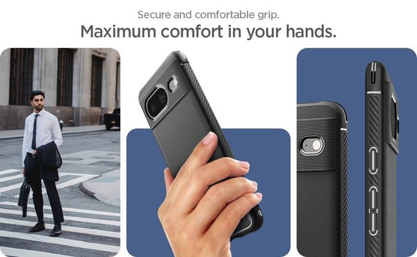 Чехол Spigen Rugged Armor для Google Pixel 8 - Черный | Balck