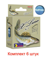 Полиэстровая леска X-Line Pikeperch (Судак) 0,16 мм 3 шт