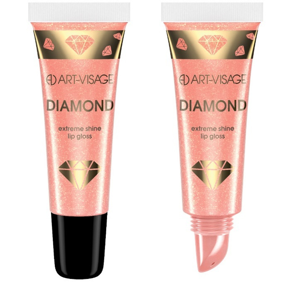 Art-Visage Блеск для губ Diamond, сияющий, тон №55, Авантюрин, 12 мл