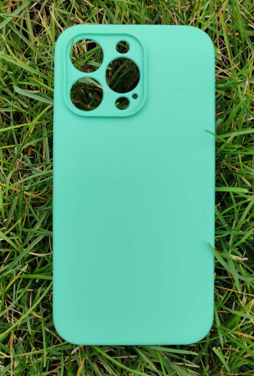 Чехол Silicone Cese на iPhone 13 Pro Max (Spearmint) без логотипа