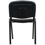 Стул Helmi HL-F01 "Изо", каркас черный, обивка ткань черная