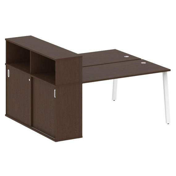 Метал Систем Рабочая станция с шкафом-купе на А-образном м/к БА.РС-СШК-2.3 Т