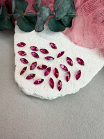 Наветт Navette 10*5 мм, Fuchsia