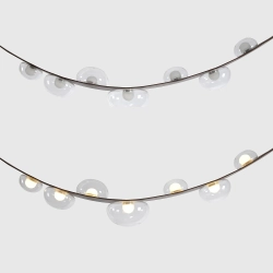 Светильник подвесной Crystal Lux BOSQUE SP7 L3000 BROWN/TRANSPARENT