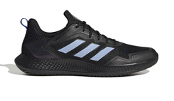 Мужские кроссовки теннисные Adidas Defiant Speed M - core black/blue dawn/lucid fuchsia