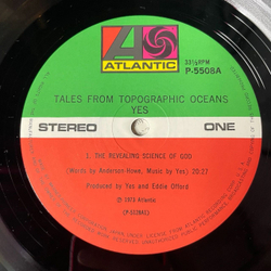 Винтажная виниловая пластинка LP Yes Tales From Topographic Oceans (Japan 1983) (Obi)