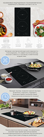 Электрическая варочная панель Zigmund & Shtain CI 33.3 B