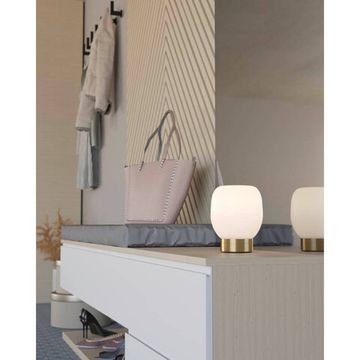 Настольная лампа 1*E27 900307 матовая латунь/золотой/белый MANZANARES Eglo