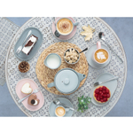 Тарелка сервировочная cafe concept 19,6х12,5 см розовая