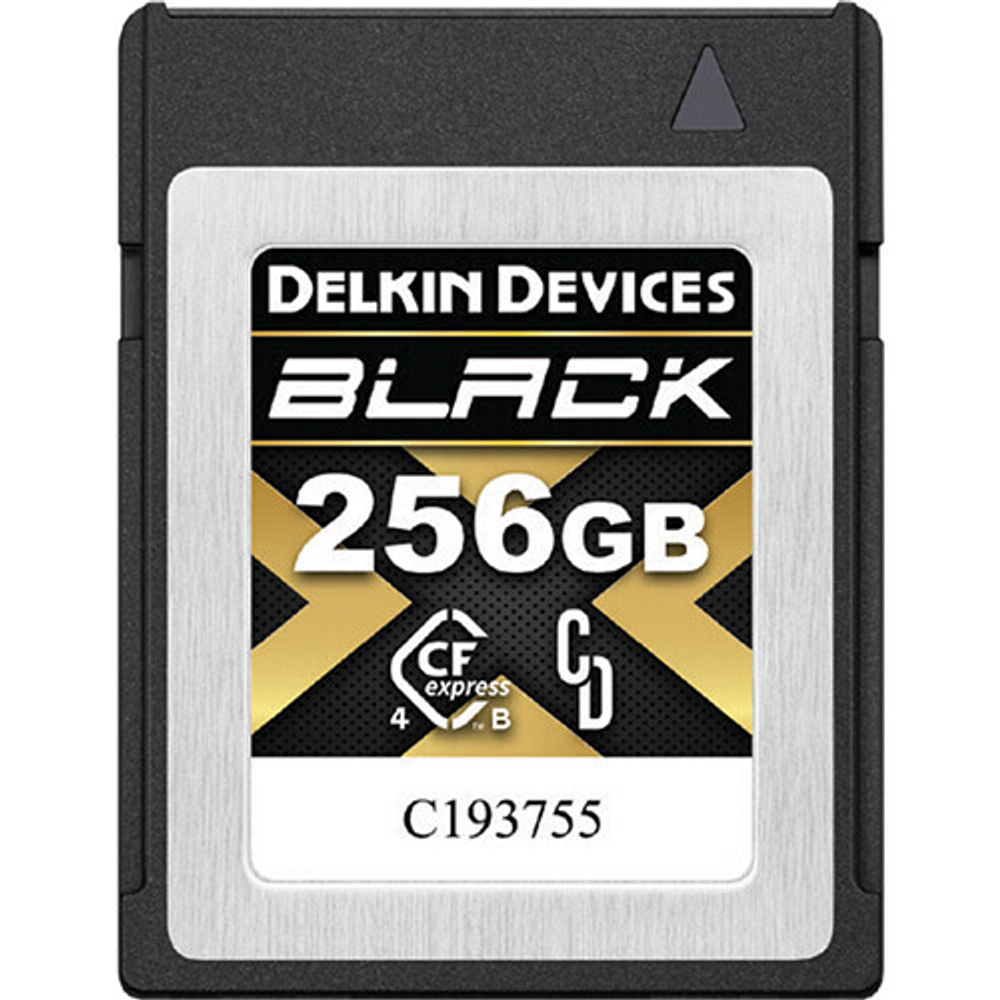 Карта памяти Delkin Devices Black 4.0 CFexpress Type B 256GB, R/W 3650/3250 МБ/с